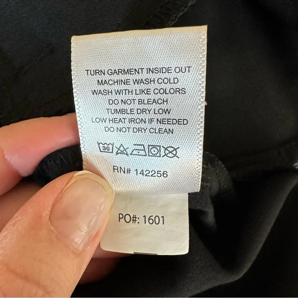 Figs Casma Three-Pocket Scrub Top Black Size S PO1601